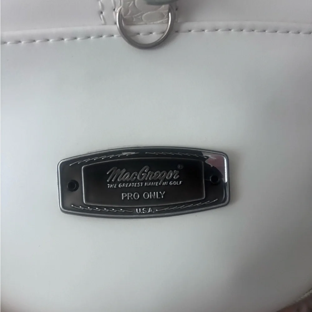 Vintage MacGregor Boston Leather Golf Bag - white - Picture 11 of 11